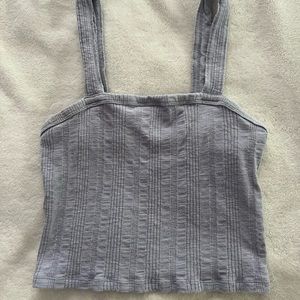 American Eagle lavender ribbed tank